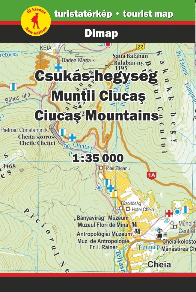 Ciucas Mountains map (digital version)