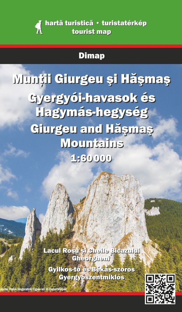 Giurgeu and Hasmas Mountains map
